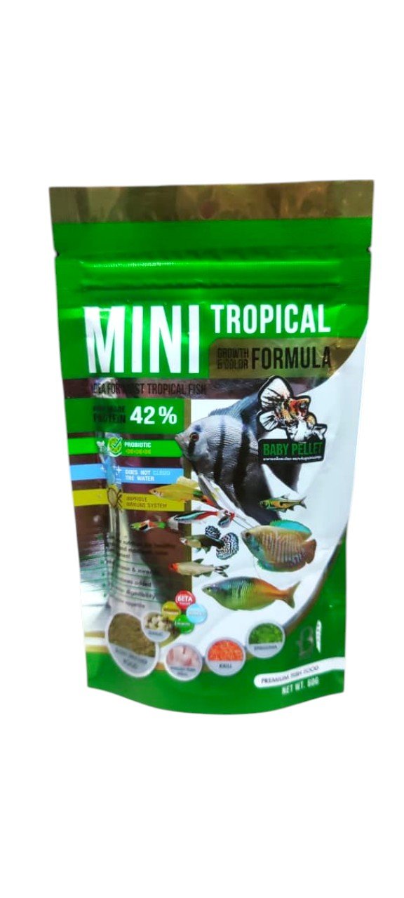 mini tropical fish feed