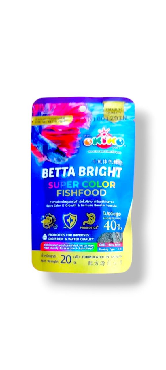 betta bright super color fish food