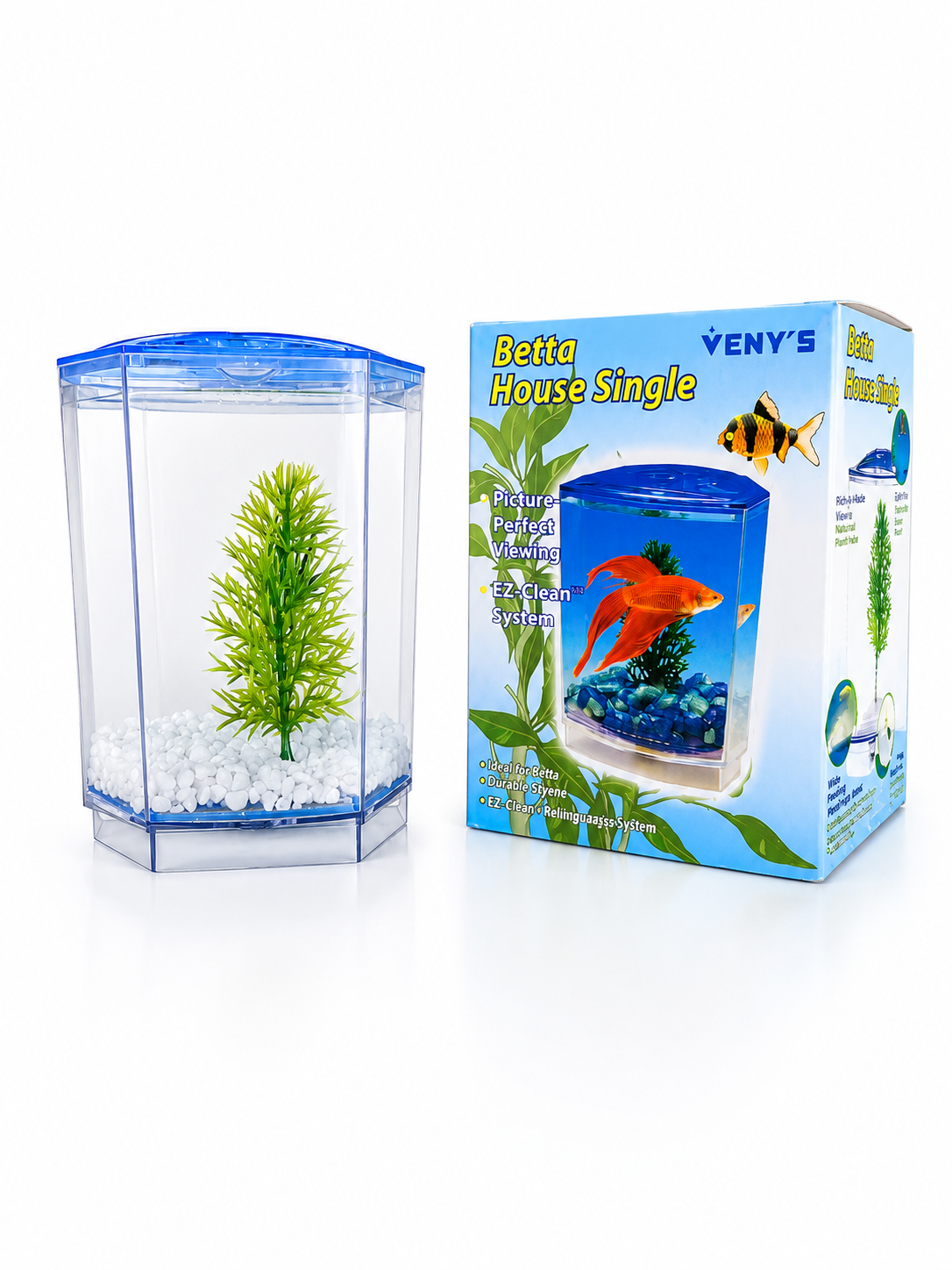 Betta Fish House Single